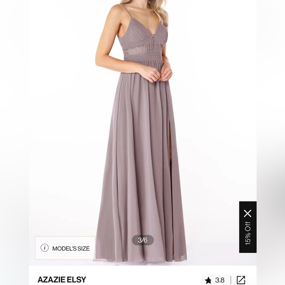 Azazie Elsy NWT - Picture 4 of 6